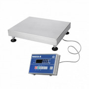 Весы нержавеющие влагозащищенные 200 кг (500х400) "МАССА К", на проводе