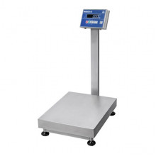 Весы нержавеющие влагозащищенные 200 кг (500х400) "МАССА К", со стойкой Весы нержавеющие влагозащищенные 200 кг (500х400) "МАССА К", со стойкой