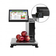 Торговые весы с печатью до 15 кг, с сенсорным экраном (12")